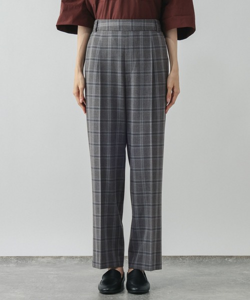 GLOBAL WORK（グローバルワーク）の「ウツクシルエットストレート柄/817336（その他パンツ・レディース・ブラウン系その他5/グレー系その他・X-SMALL/SMALL/MEDIUM/LARGE/X-LARGE/XX-LARGE）」の12枚目の写真