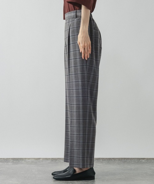 GLOBAL WORK（グローバルワーク）の「ウツクシルエットストレート柄/817336（その他パンツ・レディース・ブラウン系その他5/グレー系その他・X-SMALL/SMALL/MEDIUM/LARGE/X-LARGE/XX-LARGE）」の13枚目の写真