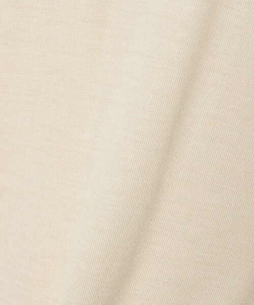 GOOD PEOPLE GOOD STITCHING GOOD PRODUCT(グッドピープルグッドスティッチンググッドプロダクト)の「<GOOD PEOPLE GOOD STITCHING GOOD PRODUCT>コンフォート クルーネック ニット(ニット/セーター・レディース・クリーム/ブラック・S)」の6枚目の写真