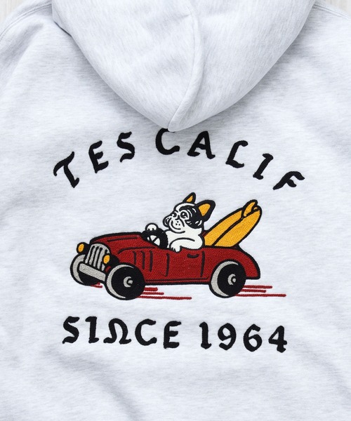 The Endless Summer(エンドレスサマー)の「TES 50S CAR CLUB EMB BIG SWEAT PARKA / スウェットパーカー(パーカー・メンズ・グレー/ブラウン/ブラック・SMALL/MEDIUM/LARGE/X-LARGE)」の14枚目の写真