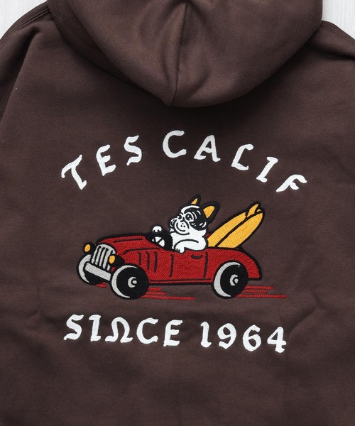 The Endless Summer(エンドレスサマー)の「TES 50S CAR CLUB EMB BIG SWEAT PARKA / スウェットパーカー(パーカー・メンズ・グレー/ブラウン/ブラック・SMALL/MEDIUM/LARGE/X-LARGE)」の19枚目の写真