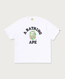 METALLIC BAPE STA COLLEGE RELAXED FIT TEE