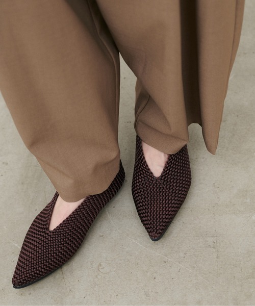 LARUTA(ラルータ)の「【LARUTA】ニットメッシュパンプス(パンプス・レディース・ブラック/ブラウン・LARGE/MEDIUM)」の10枚目の写真