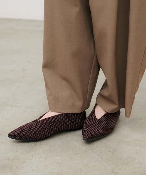 LARUTA(ラルータ)の「【LARUTA】ニットメッシュパンプス(パンプス・レディース・ブラック/ブラウン・LARGE/MEDIUM)」の9枚目の写真
