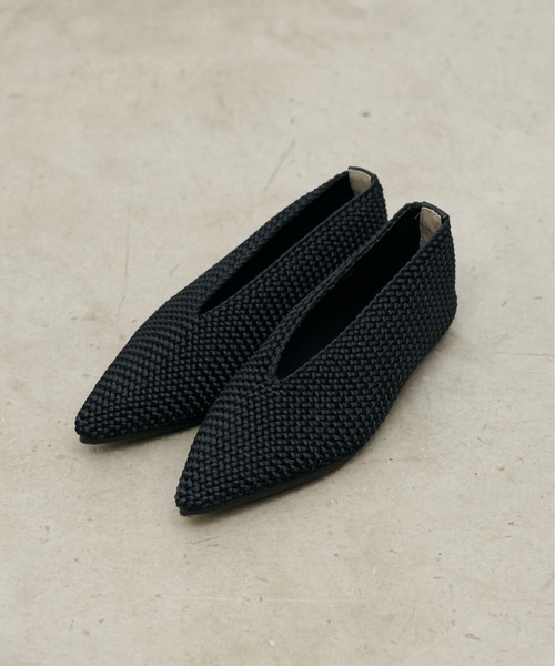 LARUTA(ラルータ)の「【LARUTA】ニットメッシュパンプス(パンプス・レディース・ブラック/ブラウン・LARGE/MEDIUM)」の12枚目の写真