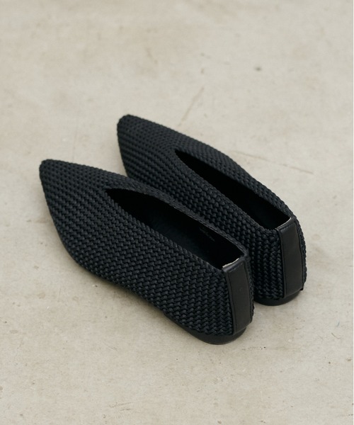 LARUTA(ラルータ)の「【LARUTA】ニットメッシュパンプス(パンプス・レディース・ブラック/ブラウン・LARGE/MEDIUM)」の15枚目の写真