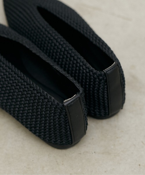 LARUTA(ラルータ)の「【LARUTA】ニットメッシュパンプス(パンプス・レディース・ブラック/ブラウン・LARGE/MEDIUM)」の16枚目の写真