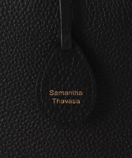 Samantha Thavasa（サマンサタバサ）の「スクエアレザートートバッグ大サイズ（トートバッグ・レディース・オフホワイト/ブラック/グレイッシュベージュ・FREE）」の8枚目の写真