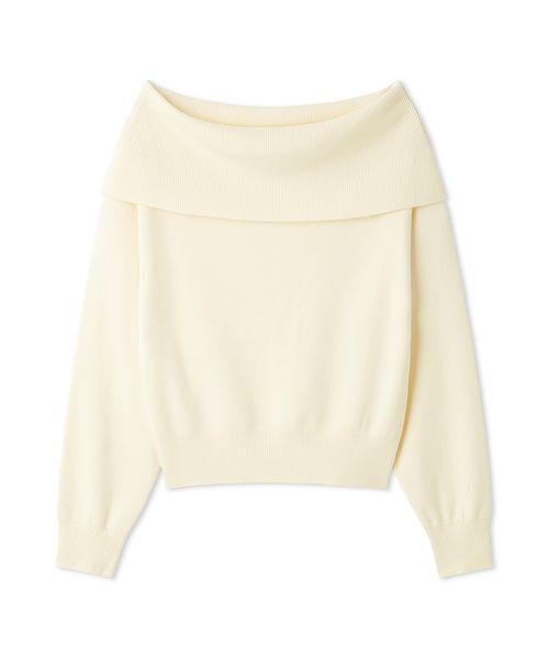 FRAY I.D（フレイアイディー）の「ワイドカラーオフショルダープルオーバー（Tシャツ/カットソー・レディース・レッド/ブラウン/ミント/アイボリー・F）」の5枚目の写真