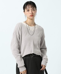 チビモールVネックプルオーバー