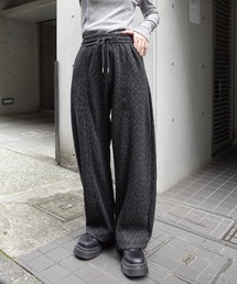 レオパード柄スウェットパンツ