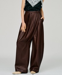 【2026Winter Pre-Order】フェイクレザーバルーンパンツ / Fake Leather Balloon Pants