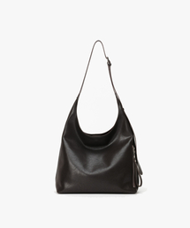 BEDFORD11TH（ベッドフォードイレブンス）の「14インチ収納 リバーサイド SLOUCHY ホーボーメッセンジャーバッグ [ダークブラウンレザー ]（メッセンジャーバッグ）」