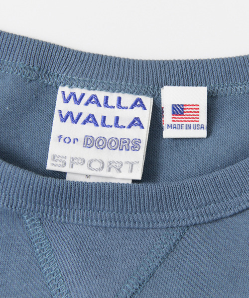 URBAN RESEARCH DOORS MENS(アーバンリサーチ ドアーズ メンズ)の「WALLA WALLA SPORTS × DOORS 別注 T-SHIRTS(Tシャツ/カットソー・メンズ・オリーブ/ブルー/ブラック/ホワイト・LARGE/MEDIUM)」の6枚目の写真