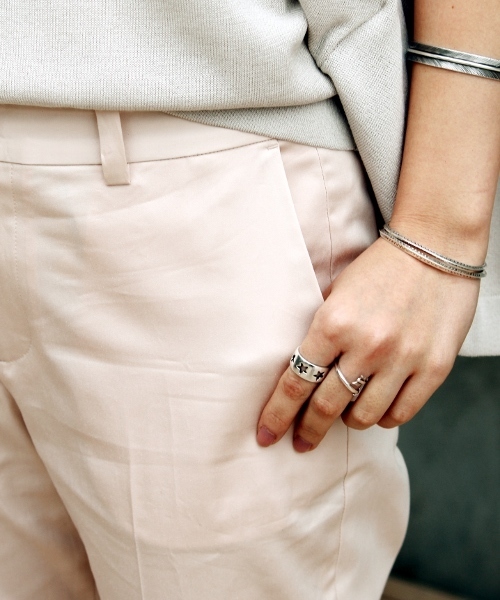 Spick & Span（スピックアンドスパン）の「≪WEB限定追加2≫サテンストレッチサブリナパンツ◆（その他パンツ・レディース・ピンク・40/36/38/34）」の5枚目の写真