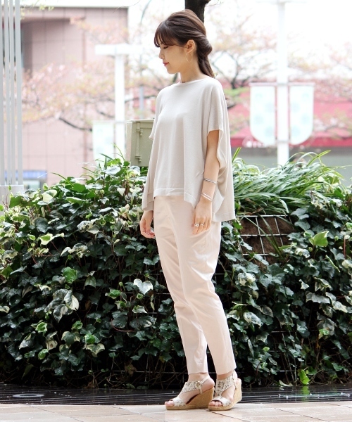 Spick & Span（スピックアンドスパン）の「≪WEB限定追加2≫サテンストレッチサブリナパンツ◆（その他パンツ・レディース・ピンク・40/36/38/34）」の9枚目の写真