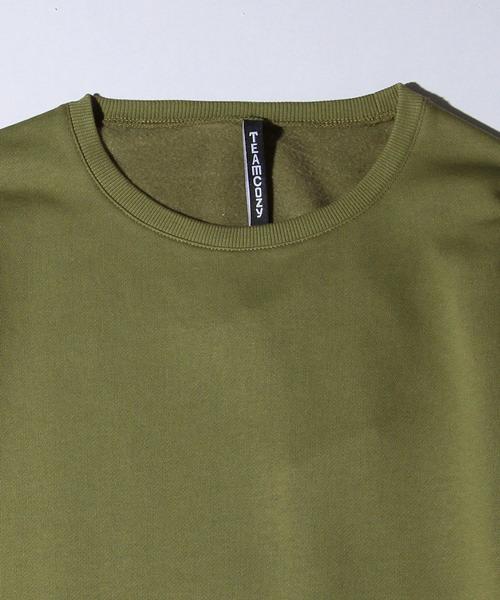 MONKEY TIME（モンキータイム）の「＜TEAM COZY＞ STATION FLEECE CREW/スウェット（スウェット・メンズ・オリーブ/ブラック・MEDIUM/LARGE/SMALL）」の4枚目の写真
