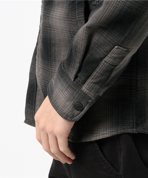 HYSTERIC GLAMOUR（ヒステリックグラマー）の「CPO SH（シャツ/ブラウス・メンズ・レッド系その他/グレー/チャコールグレー・SMALL/MEDIUM/LARGE）」の7枚目の写真