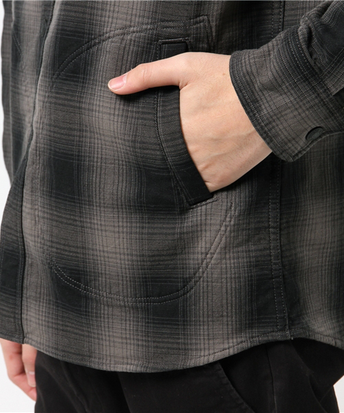 HYSTERIC GLAMOUR（ヒステリックグラマー）の「CPO SH（シャツ/ブラウス・メンズ・レッド系その他/グレー/チャコールグレー・SMALL/MEDIUM/LARGE）」の9枚目の写真