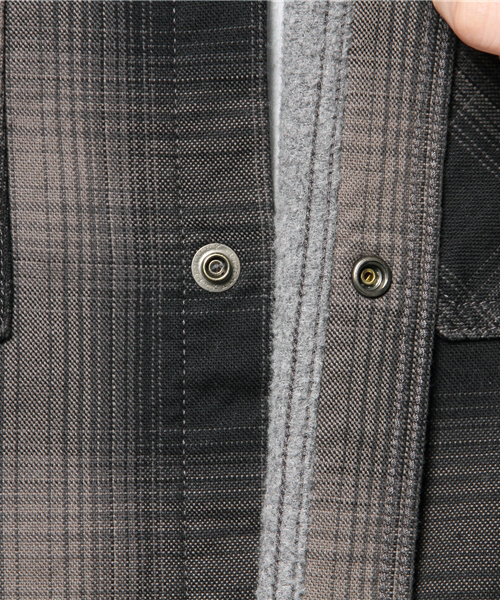 HYSTERIC GLAMOUR（ヒステリックグラマー）の「CPO SH（シャツ/ブラウス・メンズ・レッド系その他/グレー/チャコールグレー・SMALL/MEDIUM/LARGE）」の11枚目の写真