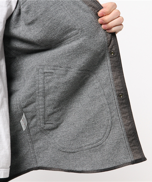 HYSTERIC GLAMOUR（ヒステリックグラマー）の「CPO SH（シャツ/ブラウス・メンズ・レッド系その他/グレー/チャコールグレー・SMALL/MEDIUM/LARGE）」の12枚目の写真