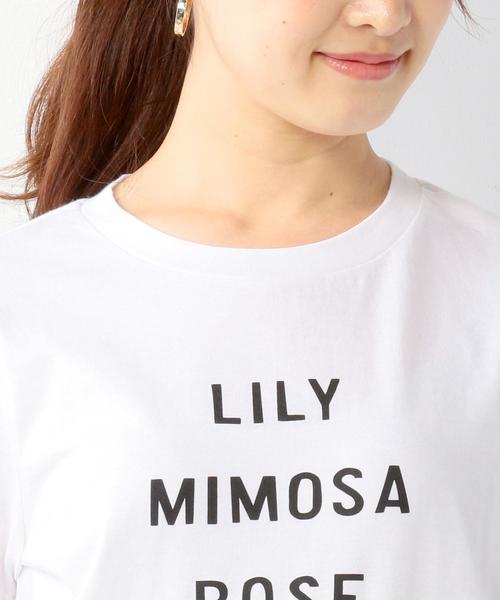 Jewel Changes（ジュエルチェンジズ）の「〓【雑誌掲載】★JC フラワーロゴプリント Tシャツ / 【JJ掲載】（Tシャツ/カットソー・レディース・オフホワイト/グレー/ブラウン/ライトブルー・FREE）」の17枚目の写真