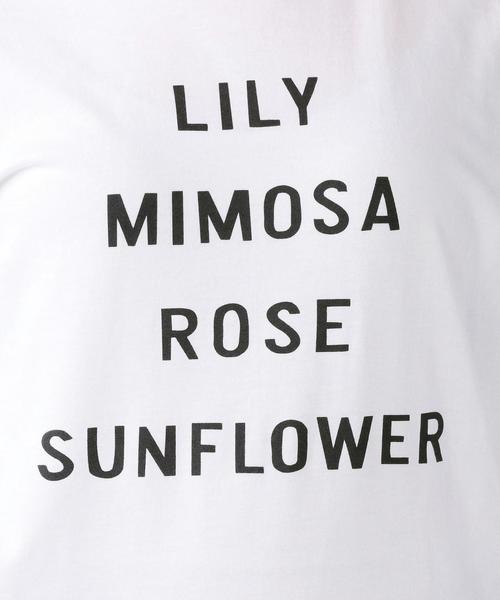 Jewel Changes（ジュエルチェンジズ）の「〓【雑誌掲載】★JC フラワーロゴプリント Tシャツ / 【JJ掲載】（Tシャツ/カットソー・レディース・オフホワイト/グレー/ブラウン/ライトブルー・FREE）」の20枚目の写真