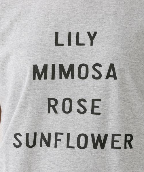 Jewel Changes（ジュエルチェンジズ）の「〓【雑誌掲載】★JC フラワーロゴプリント Tシャツ / 【JJ掲載】（Tシャツ/カットソー・レディース・オフホワイト/グレー/ブラウン/ライトブルー・FREE）」の11枚目の写真