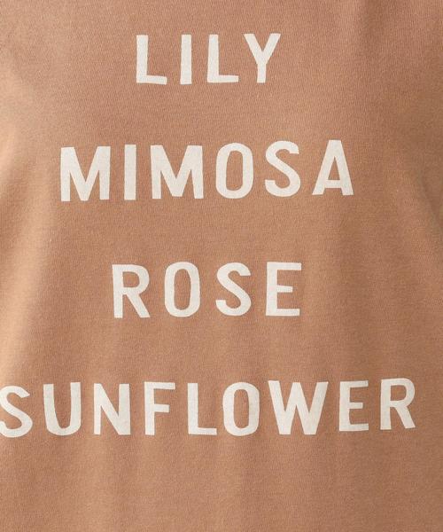 Jewel Changes（ジュエルチェンジズ）の「〓【雑誌掲載】★JC フラワーロゴプリント Tシャツ / 【JJ掲載】（Tシャツ/カットソー・レディース・オフホワイト/グレー/ブラウン/ライトブルー・FREE）」の15枚目の写真