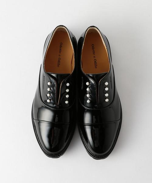 ODETTE E ODILE（オデットエオディール）の「OFC ジュエリーレースレス スリッポン25↑（スリッポン・レディース・ワインレッド/ブラック・23cm/22cm/24.5cm/22.5cm/24cm/23.5cm/25cm）」の5枚目の写真