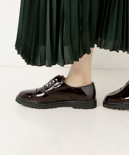 ODETTE E ODILE（オデットエオディール）の「OFC ジュエリーレースレス スリッポン25↑（スリッポン・レディース・ワインレッド/ブラック・23cm/22cm/24.5cm/22.5cm/24cm/23.5cm/25cm）」の7枚目の写真