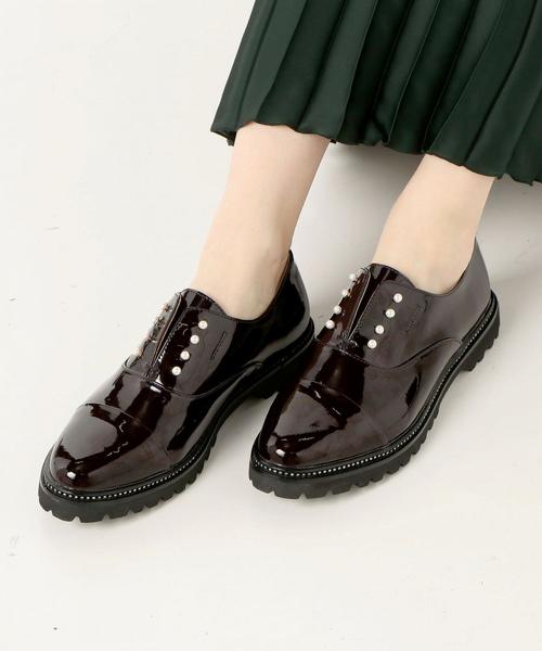 ODETTE E ODILE（オデットエオディール）の「OFC ジュエリーレースレス スリッポン25↑（スリッポン・レディース・ワインレッド/ブラック・23cm/22cm/24.5cm/22.5cm/24cm/23.5cm/25cm）」の8枚目の写真