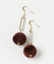 PAPILLONNER | フロッキーボールバーピアス(ピアス（両耳用）)