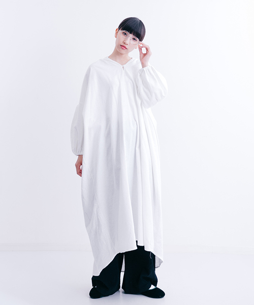 MERLOT(メルロー)の「コットンネルスキッパーシャツワンピース1196(シャツワンピース・レディース・ブラック/グリーン/ワイン/オフホワイト/キャメル・FREE)」の19枚目の写真