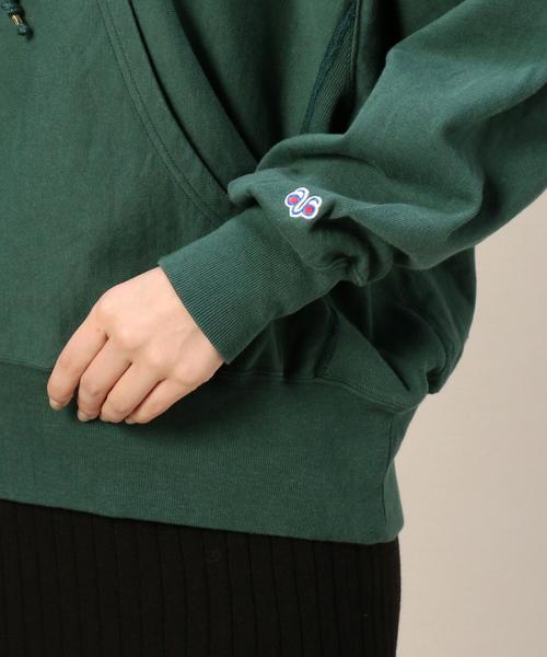 AMERICANA（アメリカーナ）の「＜Americana（アメリカーナ）＞ビッグシルエットフーディ：（パーカー・レディース・オリーブ/パープル・FREE）」の11枚目の写真