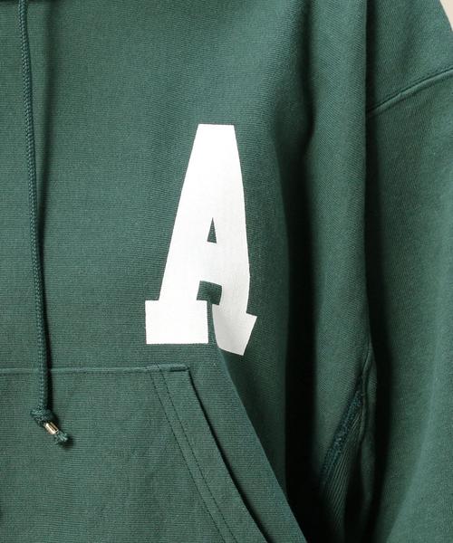 AMERICANA（アメリカーナ）の「＜Americana（アメリカーナ）＞ビッグシルエットフーディ：（パーカー・レディース・オリーブ/パープル・FREE）」の14枚目の写真