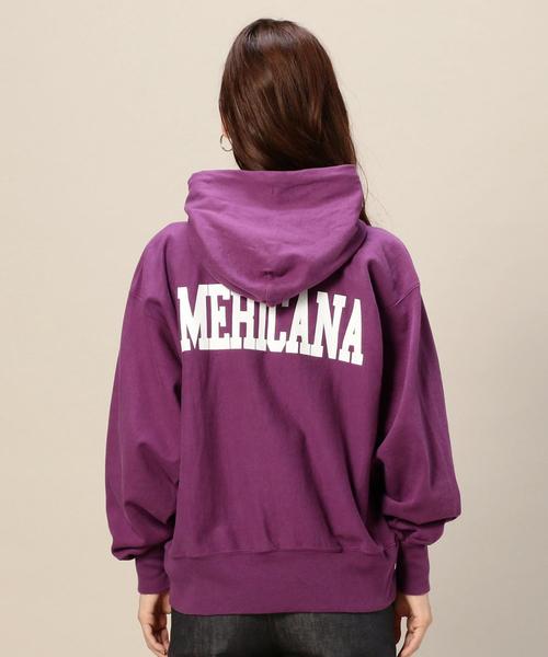 AMERICANA（アメリカーナ）の「＜Americana（アメリカーナ）＞ビッグシルエットフーディ：（パーカー・レディース・オリーブ/パープル・FREE）」の8枚目の写真