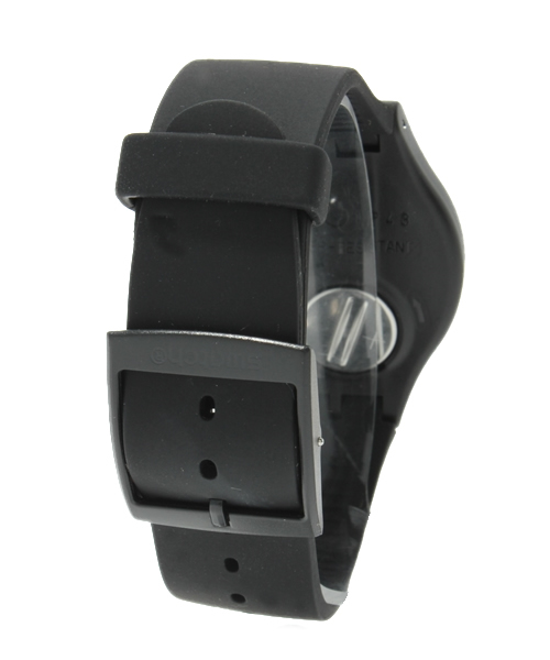 SWATCH(スウォッチ)の「New Gent Lacquered(アナログ腕時計・メンズ・ブラック×シルバー/ホワイト×ゴールド・FREE)」の4枚目の写真