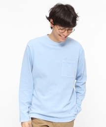 製品染めUSAコットンロングスリーブTシャツ / LAKOLE