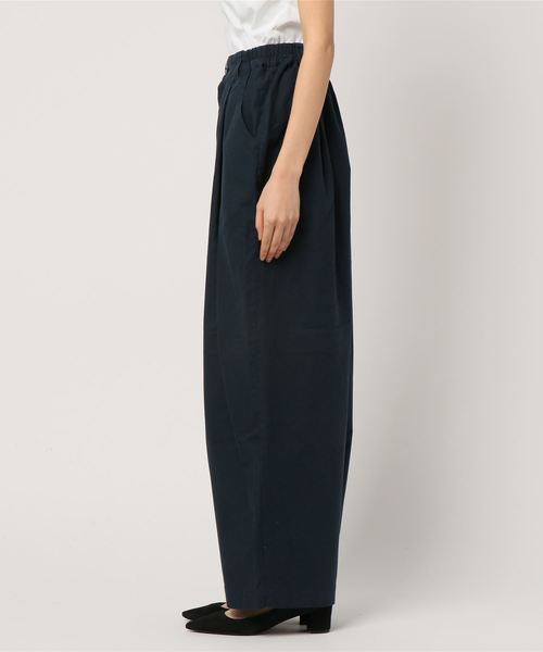 POU DOU DOU（プードゥドゥ）の「ボリュームタックパンツ（チノパンツ・レディース・ブルー/ネイビー/ベージュ・3）」の5枚目の写真