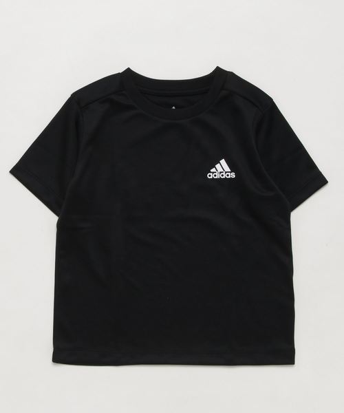 adidas（アディダス）の「アディダス 半袖機能Tシャツ BTRN ワンポイントロゴＴシャツ CX3889（Tシャツ/カットソー・キッズ・ブラック/ブルー/ネイビー/ホワイト・140cm/130cm/150cm/160cm/120cm）」の3枚目の写真