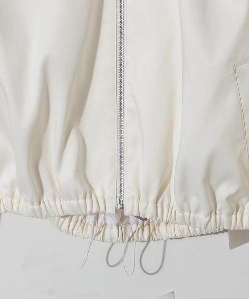 UNITED TOKYO（ユナイテッドトウキョウ）の「ギャザーブルゾン（ブルゾン・レディース・ホワイト/ピンク/ブラック・1）」の6枚目の写真