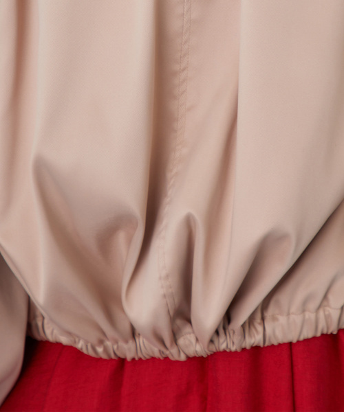 UNITED TOKYO（ユナイテッドトウキョウ）の「ギャザーブルゾン（ブルゾン・レディース・ホワイト/ピンク/ブラック・1）」の14枚目の写真