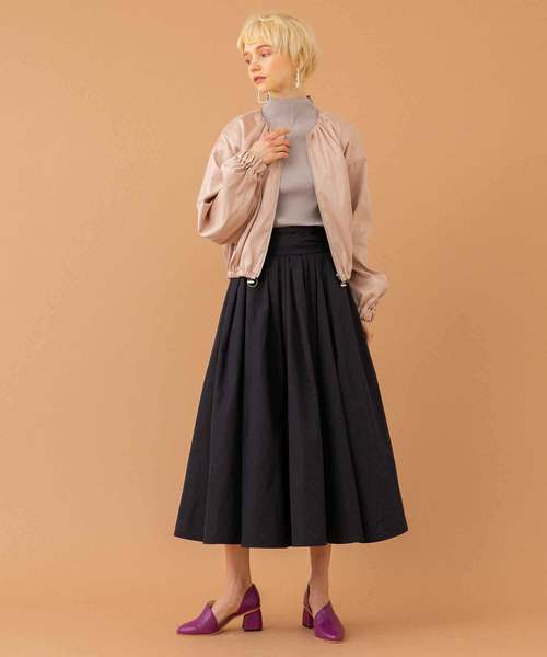 UNITED TOKYO（ユナイテッドトウキョウ）の「ギャザーブルゾン（ブルゾン・レディース・ホワイト/ピンク/ブラック・1）」の20枚目の写真