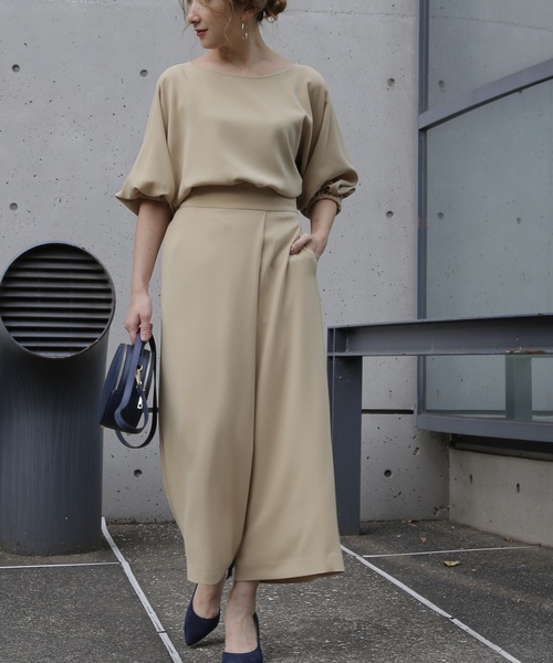 Liesse（リエス）の「まき風パンツ（その他パンツ・レディース・ネイビー/ゴールド/グリーン・M/S）」の15枚目の写真