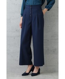 NATURAL BEAUTY BASIC | 【CanCam 11月号掲載】フロントボタンワイドパンツ(その他パンツ)