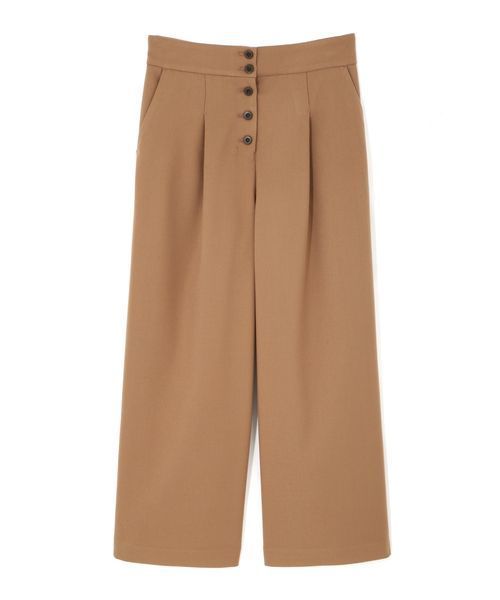 NATURAL BEAUTY BASIC(ナチュラルビューティーベーシック)の「【CanCam 11月号掲載】フロントボタンワイドパンツ(その他パンツ・レディース・グリーン/キャメル・SMALL/MEDIUM/LARGE/X-SMALL)」の7枚目の写真