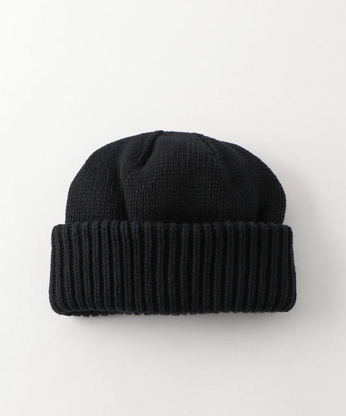 crepuscule（クレプスキュール）の「＜crepuscule＞COTTON KNIT CAP Ⅰ/ニットキャップΨ（ニットキャップ/ビーニー・メンズ・グレー/ブラック/ダークグレー・FREE）」の2枚目の写真