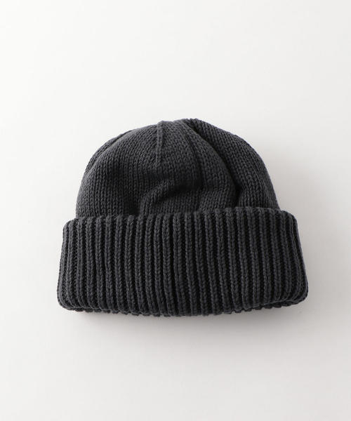 crepuscule（クレプスキュール）の「＜crepuscule＞COTTON KNIT CAP Ⅰ/ニットキャップΨ（ニットキャップ/ビーニー・メンズ・グレー/ブラック/ダークグレー・FREE）」の4枚目の写真