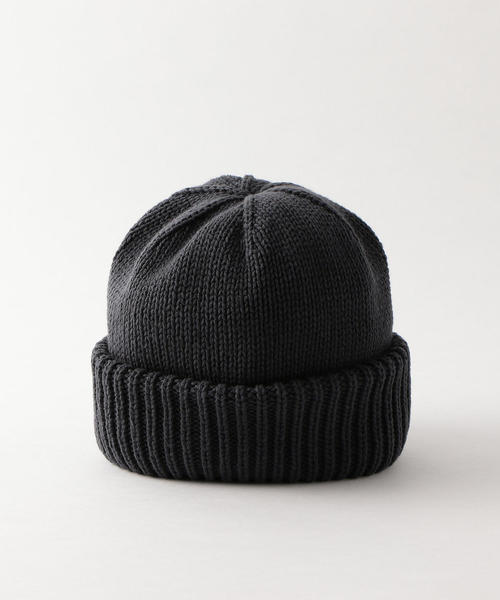 crepuscule（クレプスキュール）の「＜crepuscule＞COTTON KNIT CAP Ⅰ/ニットキャップΨ（ニットキャップ/ビーニー・メンズ・グレー/ブラック/ダークグレー・FREE）」の6枚目の写真